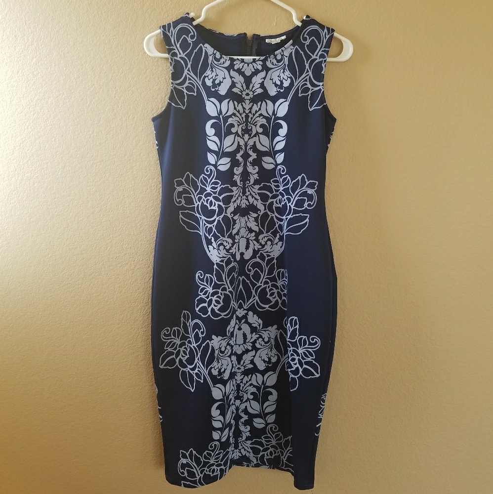 CLOSET CLOSING:  Navy Blue Dress